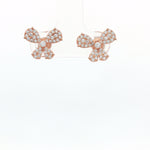 Load image into Gallery viewer, Luxury 925 Sterling Silver Sparkling Butterfly Stud Earrings