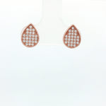 Load image into Gallery viewer, Luxury 925 Sterling Silver Sparkling Pear Shape Stud Earrings