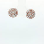Load image into Gallery viewer, Luxury 925 Sterling Silver Sparkling Round Shape Stud Earrings