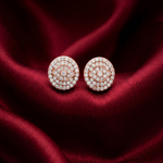 Load image into Gallery viewer, Luxury 925 Sterling Silver Sparkling Round Shape Stud Earrings