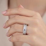 Load image into Gallery viewer, Sparkling Eternity Baguette 925 Sterling Silver Ring