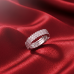 Load image into Gallery viewer, Eternal Premium 925 Sterling Silver Full Eternity Ring