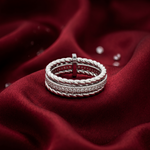 Load image into Gallery viewer, Elegant Full Eternity Ring in 925 Sterling Silver