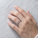 Load image into Gallery viewer, Premium 925 Sterling Silver Full Eternity Ring