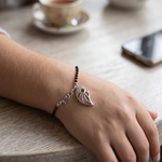 Load image into Gallery viewer, Designer 925 Sterling Silver Hand Mangalsutra For Women 7.2 Inch