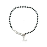 Load image into Gallery viewer, Designer 925 Sterling Silver L-Alphabet Hand Mangalsutra for Women – 7 Inch