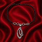 Load image into Gallery viewer, Designer 925 Sterling Silver Hand Mangalsutra For Women 8.5 Inch