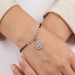 Load image into Gallery viewer, Designer 925 Sterling Silver Hand Mangalsutra For Women 7.5 Inch