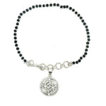 Load image into Gallery viewer, Designer 925 Sterling Silver Hand Mangalsutra For Women 8.5 Inch
