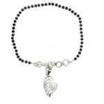 Load image into Gallery viewer, Designer 925 Sterling Silver Heart Shape Hand Mangalsutra For Women 9 Inch