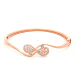 Load image into Gallery viewer, 925 Sterling Silver Rhodium Infinity Bracelet