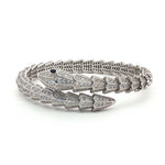 Load image into Gallery viewer, Designer 925 Sterling Silver Women’s Bracelet with Shimmering Stones