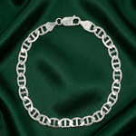 Load image into Gallery viewer, 925 Sterling Silver Cuban Link Bracelet Heavy Solid Chain