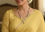 Load image into Gallery viewer, Pearl Mangalsutra in 925 Sterling Silver Rhodium Plated 17 inches