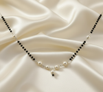 Load image into Gallery viewer, Pearl Mangalsutra in 925 Sterling Silver Rhodium Plated 17 inches