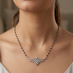 Load image into Gallery viewer, Traditional 925 Silver Suhaagn Mangalsutra with Modern Design