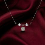 Load image into Gallery viewer, Designer 925 Sterling Silver Classic Diamond Mangalsutra