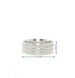 Load image into Gallery viewer, Eternity Band 925 Sterling Silver Men's Ring