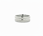 Load image into Gallery viewer, Eternity Band 925 Sterling Silver Men's Ring