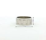 Load image into Gallery viewer, Eternity Band 925 Sterling Silver Men's Ring