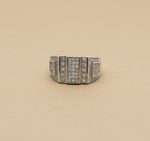 Load image into Gallery viewer, Triad Celtic 3 Tone 925 Sterling Silver Men's Ring