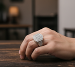 Load image into Gallery viewer, Triad Celtic 3 Tone 925 Sterling Silver Men's Ring