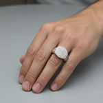 Load image into Gallery viewer, Triad Celtic 3 Tone 925 Sterling Silver Men's Ring
