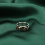 Load image into Gallery viewer, Triad Celtic 3 Tone 925 Sterling Silver Men's Ring