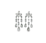 Load image into Gallery viewer, 925 Sterling Silver Necklace with Earring Set Studded With Cubic Zircons