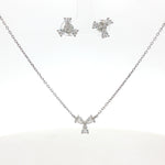 Load image into Gallery viewer, Premium 925 Silver Necklace & Earrings Set for Women