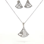 Load image into Gallery viewer, Premium 925 Silver Necklace & Earrings Set for Women