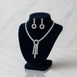 Load image into Gallery viewer, Elegant 925 Sterling Silver Necklace & Earring Set