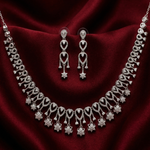 Load image into Gallery viewer, Premium 925 Silver Necklace & Earrings Set for Women