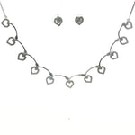 Load image into Gallery viewer, Premium 925 Silver Necklace & Earrings Set for Women
