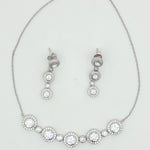 Load image into Gallery viewer, Premium 925 Silver Necklace & Earrings Set for Women