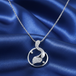 Load image into Gallery viewer, Yuva Luxe 925 Silver Pendant with Chain