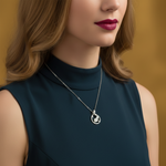 Load image into Gallery viewer, Yuva Luxe 925 Silver Pendant with Chain