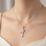 Load image into Gallery viewer, Yuva Mrignaini Sterling Silver Pendant with chain (Chain Length 18 inches)