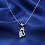 Load image into Gallery viewer, Yuva Heart 925 Silver Pendant with Chain