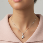 Load image into Gallery viewer, Yuva Heart 925 Silver Pendant with Chain