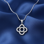 Load image into Gallery viewer, Yuva Mrignaini Sterling Silver Pendant with chain (Chain Length 18 inches)