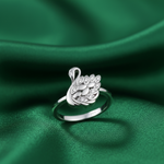 Load image into Gallery viewer, Swan 925 Sterling Silver Ring