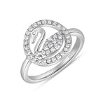 Load image into Gallery viewer, Swan Dazzle 925 Sterling Silver Ring