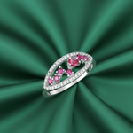 Load image into Gallery viewer, Ivy Red 925 Sterling Silver Ring