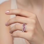 Load image into Gallery viewer, Ivy Red 925 Sterling Silver Ring