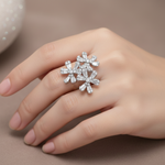 Load image into Gallery viewer, Ethena Flower 925 Sterling Silver Ring