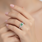 Load image into Gallery viewer, Allure Green 925 Sterling Silver Ring