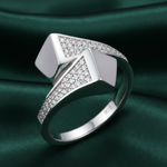 Load image into Gallery viewer, Edifice White 925 Sterling Silver Rings