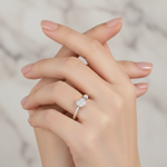 Load image into Gallery viewer, Yuva Love 925 Sterling Silver Ring . Adjustable ring size. Fits comfortably between Indian ring size 9 to 17