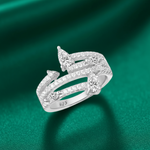 Load image into Gallery viewer, Marquise 925 Sterling Silver Ring